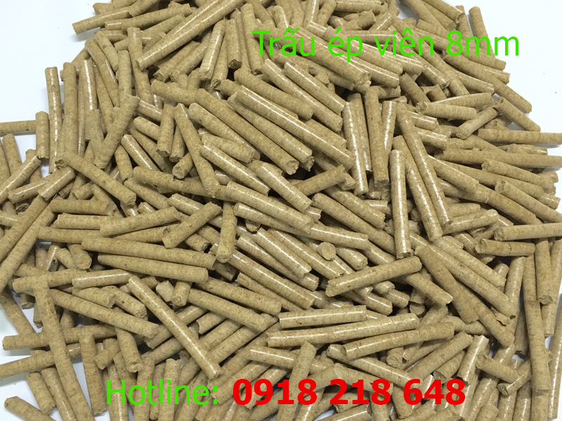 Trấu ép viên 8-12mm